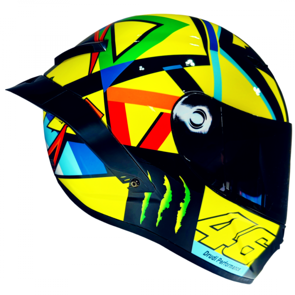 racing 21 CASCO ESTILO RACING MULTICOLOR FIGURAS