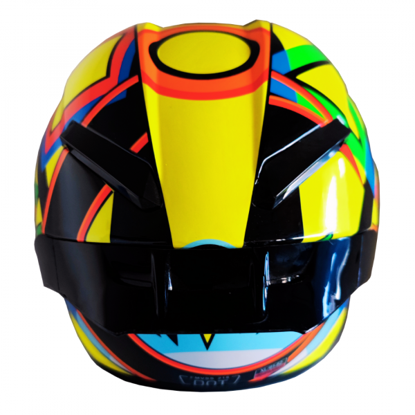 racing 27 CASCO ESTILO RACING MULTICOLOR FIGURAS