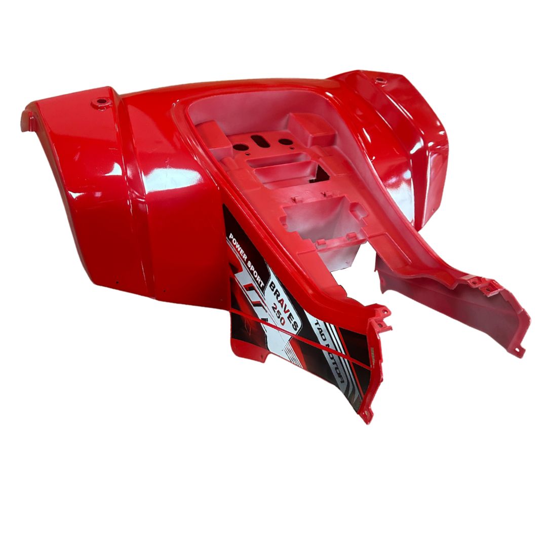plástico carenado trasero de hunter 250cc tao motor