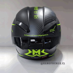 Casco estilo racing fibra MAX