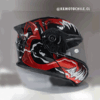 Casco motorizado abatible venom soman