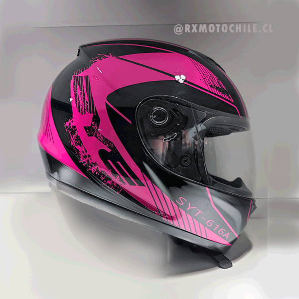 Casco Integral SYT-616A Urbano Fucsia (DOT)