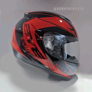 Casco Integral SYT-616A Tribal Rojo (DOT)