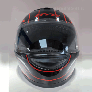 Casco Integral SYT-616A Tribal Rojo (DOT)