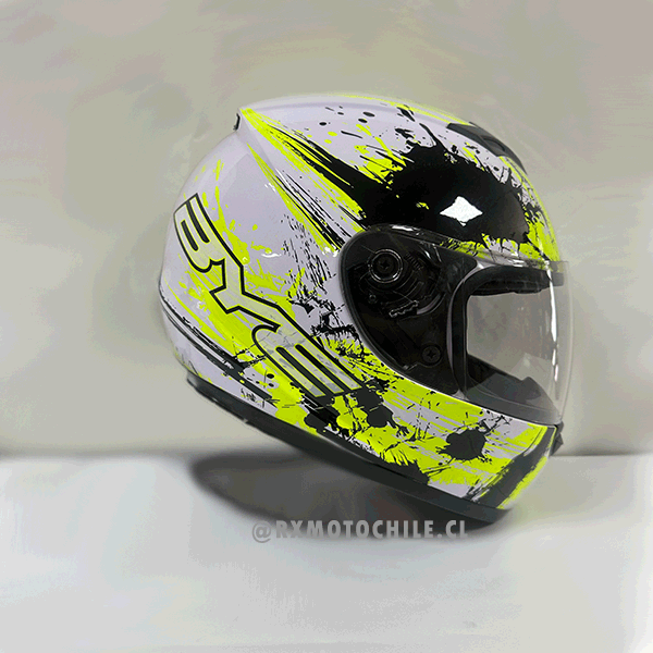Casco Integral BYE Splash Neón (DOT)