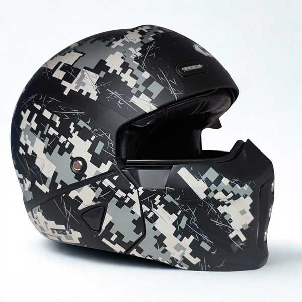 Casco KOV Max Stealth 2 en 1