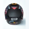 casco pulpo naranja 2 Casco Integral para Motocicleta Diseño Pulpo